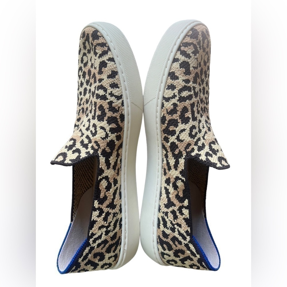 Rothy's Desert Camo Cat The Sneaker Size 10 slip-on animal print comfort flats - Picture 5 of 10